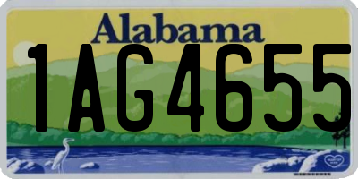 AL license plate 1AG4655