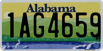 AL license plate 1AG4659