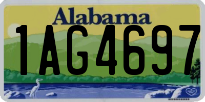 AL license plate 1AG4697