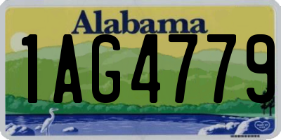 AL license plate 1AG4779