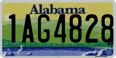 AL license plate 1AG4828