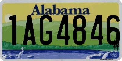 AL license plate 1AG4846