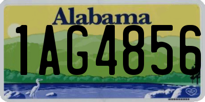 AL license plate 1AG4856
