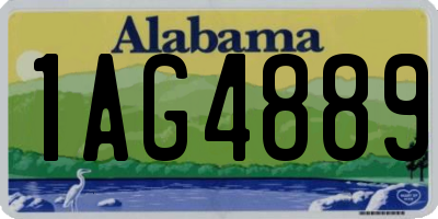 AL license plate 1AG4889
