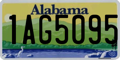 AL license plate 1AG5095