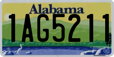 AL license plate 1AG5211