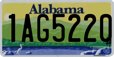 AL license plate 1AG5220