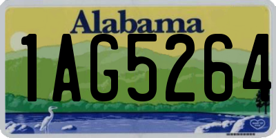 AL license plate 1AG5264