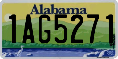AL license plate 1AG5271