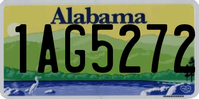 AL license plate 1AG5272
