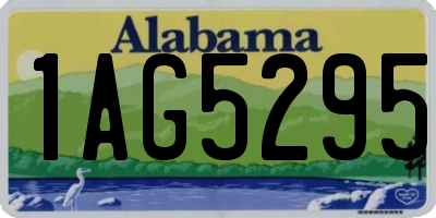 AL license plate 1AG5295