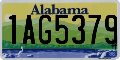 AL license plate 1AG5379