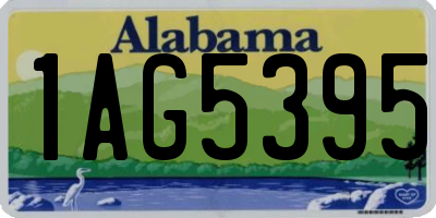 AL license plate 1AG5395