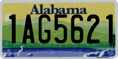 AL license plate 1AG5621