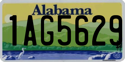 AL license plate 1AG5629