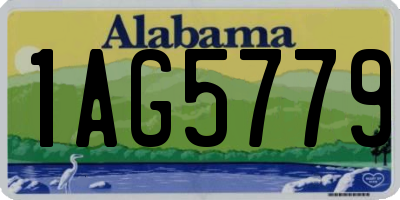 AL license plate 1AG5779