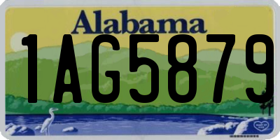 AL license plate 1AG5879