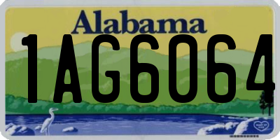 AL license plate 1AG6064
