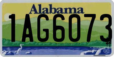 AL license plate 1AG6073