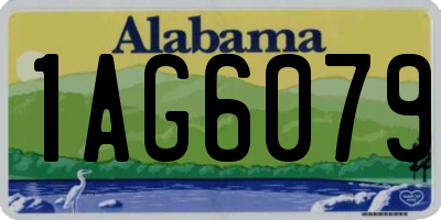 AL license plate 1AG6079