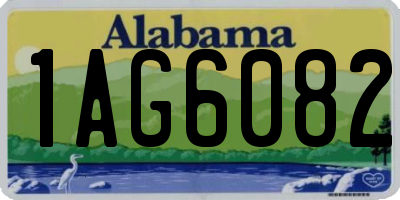 AL license plate 1AG6082