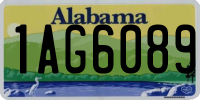 AL license plate 1AG6089
