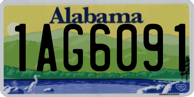 AL license plate 1AG6091