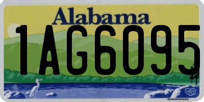 AL license plate 1AG6095