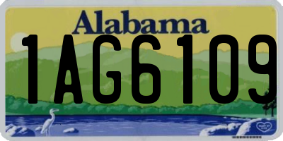 AL license plate 1AG6109