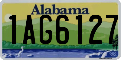 AL license plate 1AG6127
