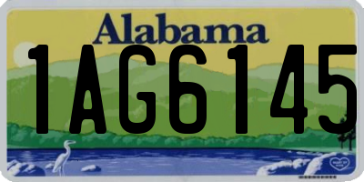AL license plate 1AG6145
