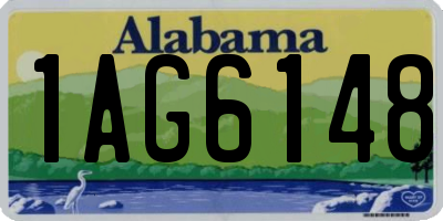 AL license plate 1AG6148