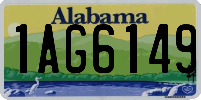 AL license plate 1AG6149