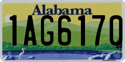 AL license plate 1AG6170