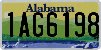 AL license plate 1AG6198
