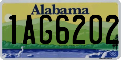 AL license plate 1AG6202