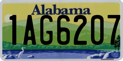 AL license plate 1AG6207