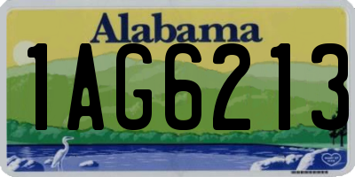 AL license plate 1AG6213