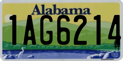 AL license plate 1AG6214