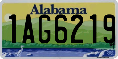 AL license plate 1AG6219