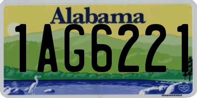 AL license plate 1AG6221