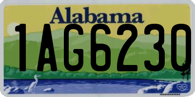 AL license plate 1AG6230