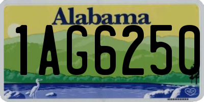 AL license plate 1AG6250