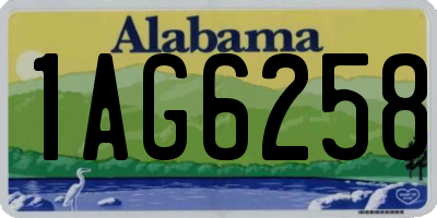 AL license plate 1AG6258