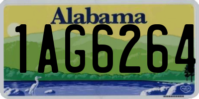 AL license plate 1AG6264