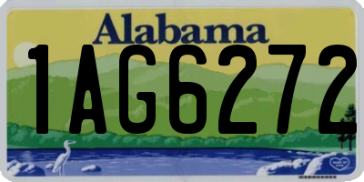 AL license plate 1AG6272