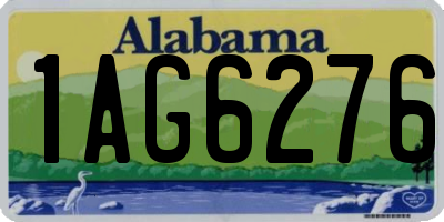 AL license plate 1AG6276