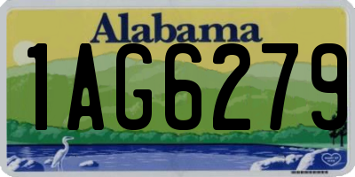 AL license plate 1AG6279