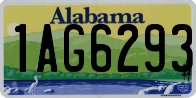 AL license plate 1AG6293