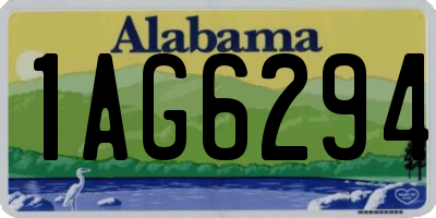 AL license plate 1AG6294